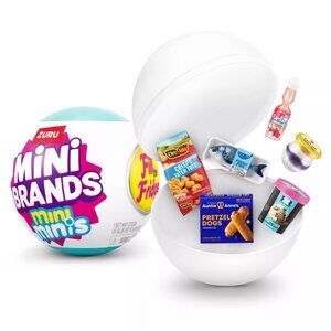 Mini Brands Mini Minis Fill the Fridge Series 1 Blind Ball Surprise Mystery (x2)